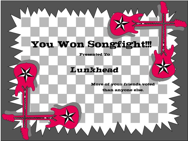 Go Lunkhead!
