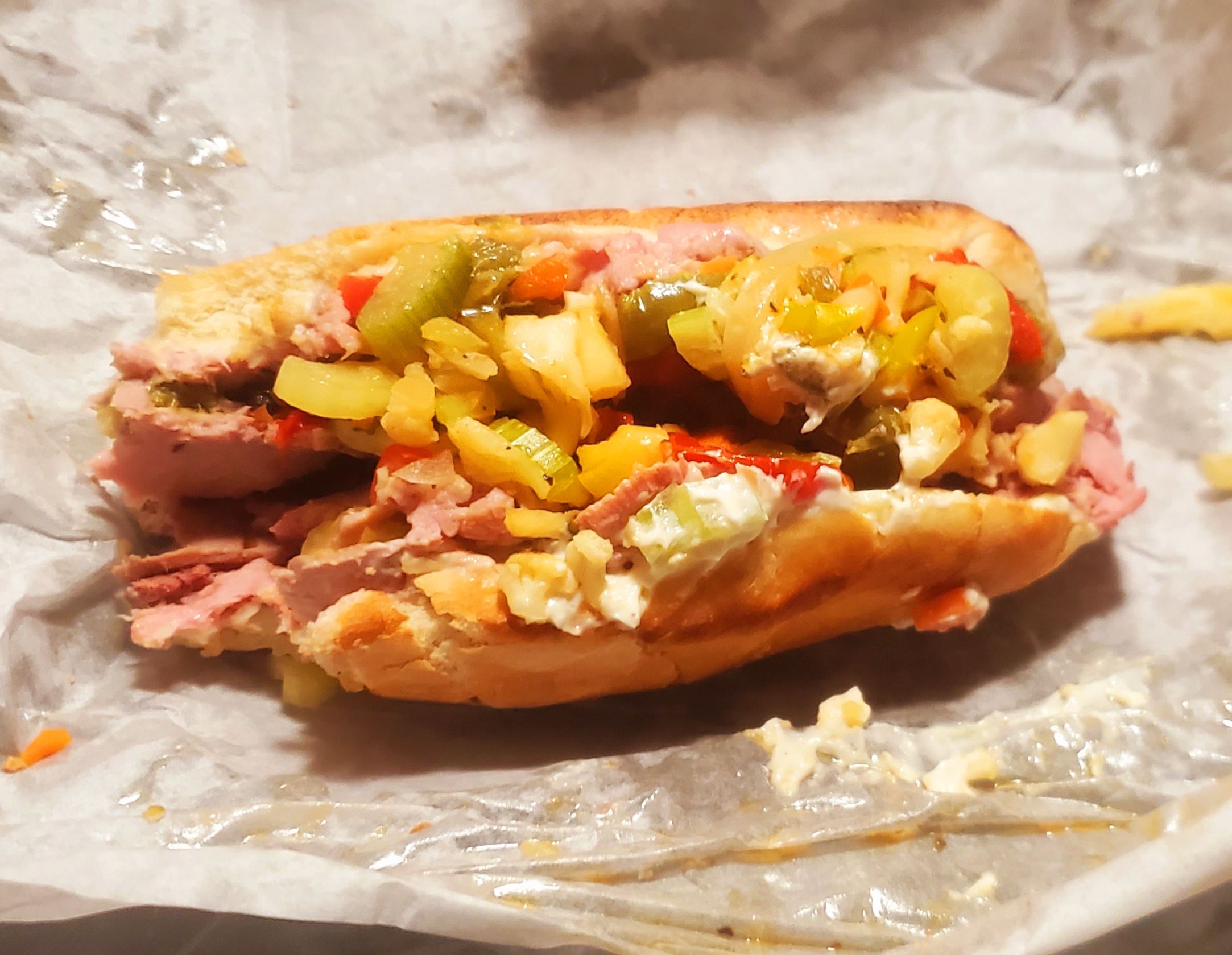 I took a bite before I remembered to take a pic.